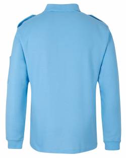  Epaulette Polo, Long Sleeve